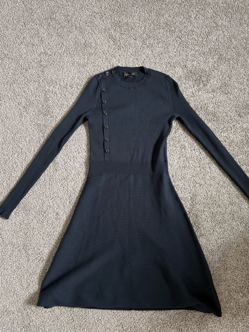Banana Republic Mini Sweater Dress - Navy